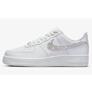 NWOB NIKE Air Force 1 Low Customised 'Swarovski' Sneakers Size 12